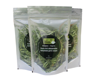 Dried Quebec Garlic - Quebec-grown (Canada) dried garlic scapes Quebec-grown (Canada) - Stock-up and buy organic Quebec-grown (Canadian) garlic, organic fermented garlic scapes, dried quebec-grown (canadian) garlic, dried quebec-grown (canadian) garlic scapes